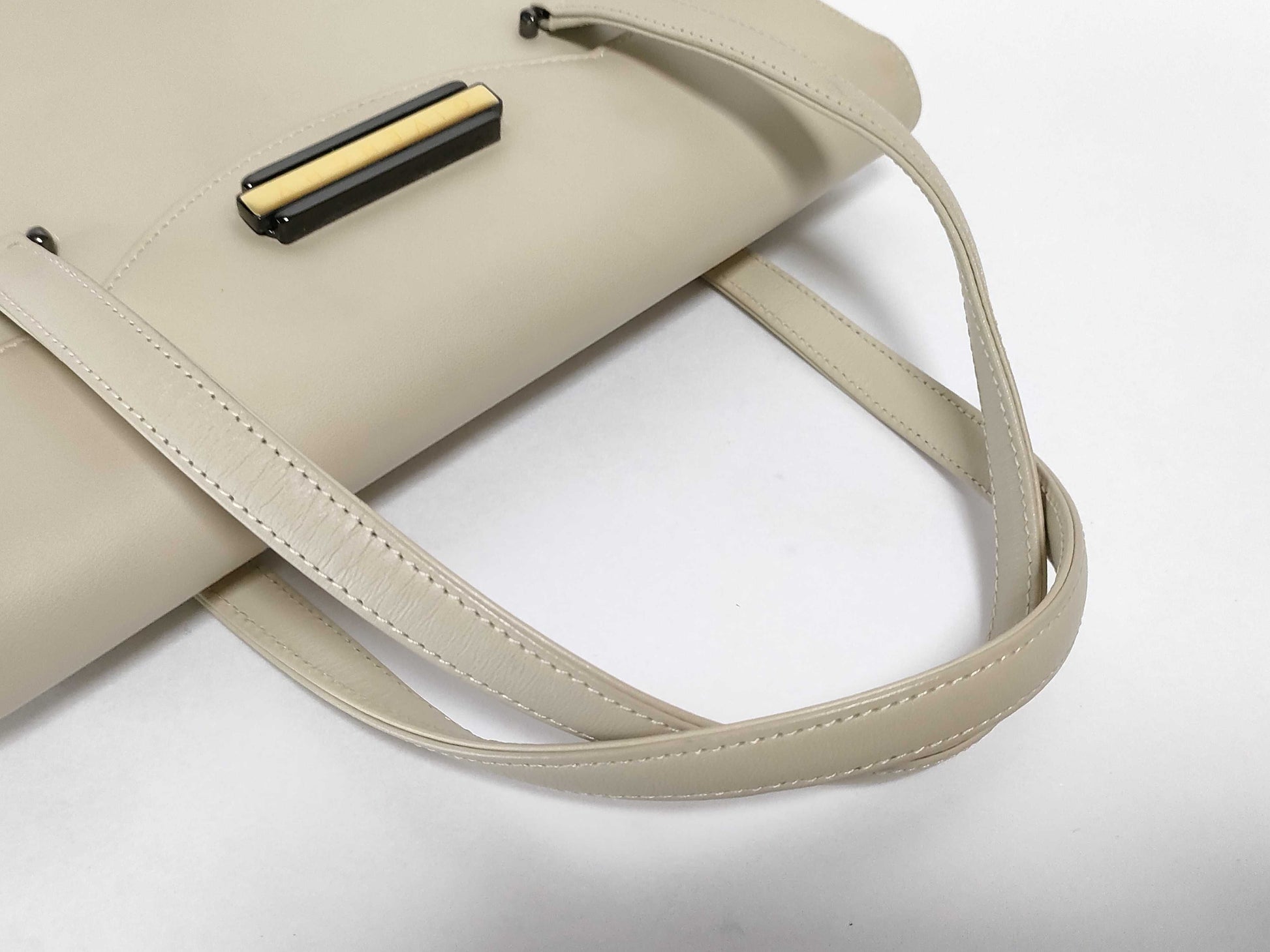 GIVENCHY Logo Leather Handbag Beige Licensed Handbag