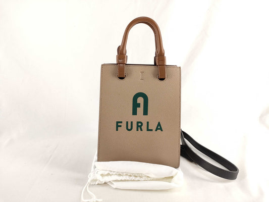 FURLA FURLA Varsity Mini Tote Shoulder Bag Handbag