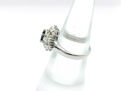 S 0.73ct D 0.60ct PT900 6.5g Ring 