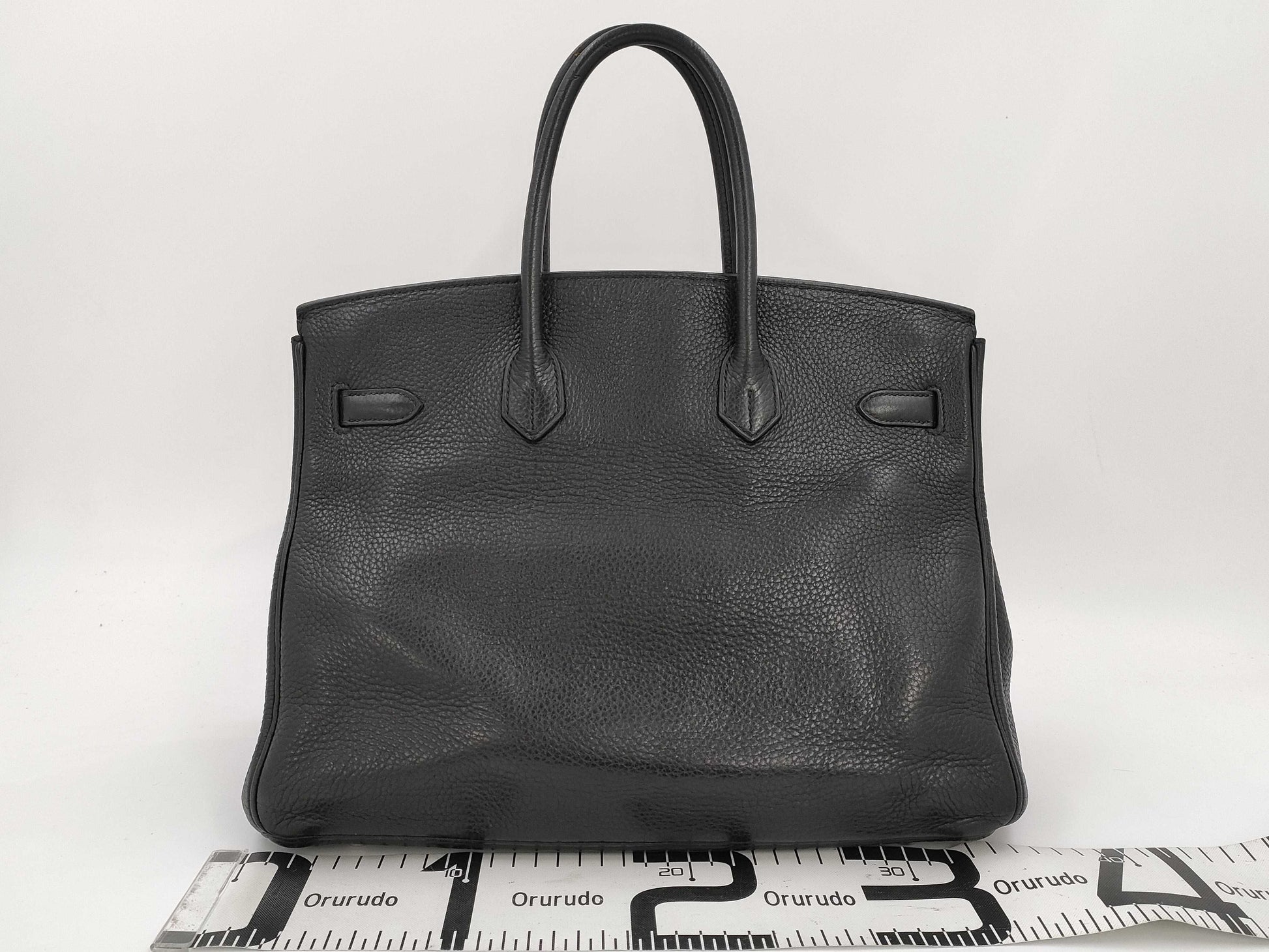 HERMES Birkin 35 Taurillon Black with Silver Hardware, Handbag