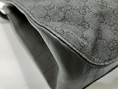 GUCCI GG Canvas GUCCI Gucci Handbag GG Canvas Black Handbag