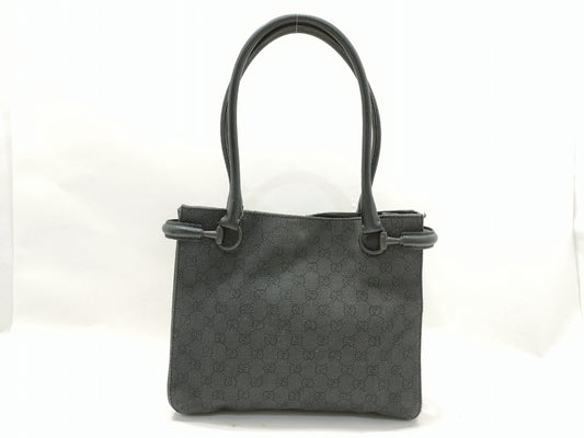 GUCCI GG Canvas GUCCI Gucci Handbag GG Canvas Black Handbag