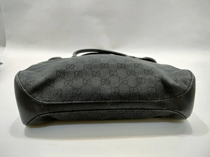 GUCCI GG Canvas GUCCI Gucci Handbag GG Canvas Black Handbag