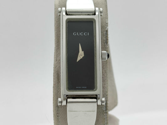 GUCCI 1500L 0726460 Quartz Black Dial Women's Watch