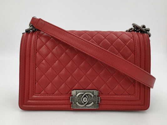 CHANEL Boy Chanel Shoulder Bag Seal Shoulder Bag