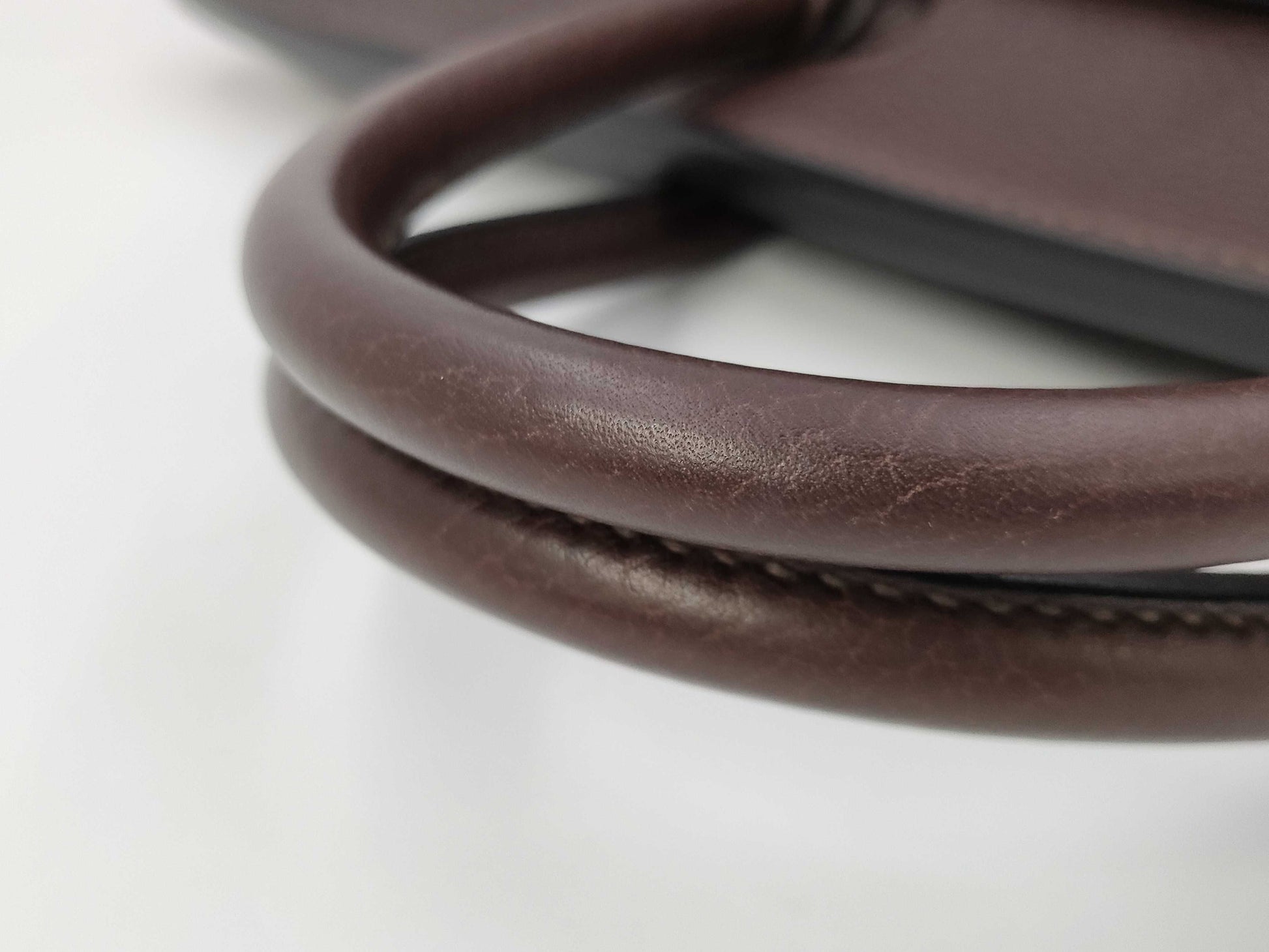 HERMES Haute Couture 45 Taurillon Clemence Leather, Dark Brown with Silver Hardware, 1999, Handbag
