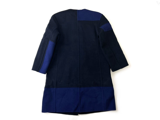 JILSANDER 100% Wool Collarless Coat, Women's, Size 36