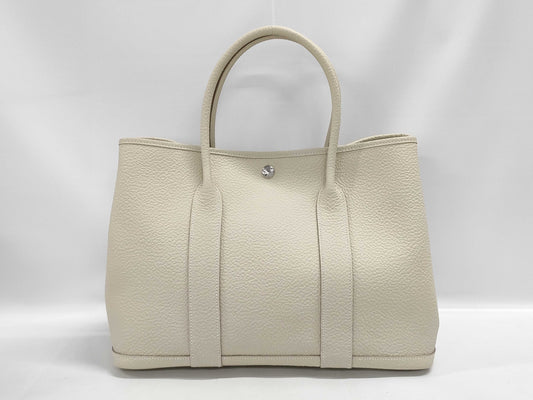 HERMES Garden Party MM C Stamp Tote Bag