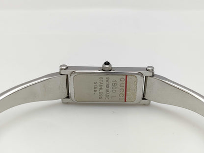 GUCCI 1500L 0889798 Quartz Black Dial Women's Watch