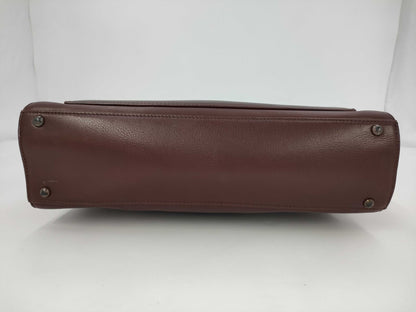 CHANEL Matelasse Chain Tote, Calfskin, Bordeaux, No. 5 Handbag