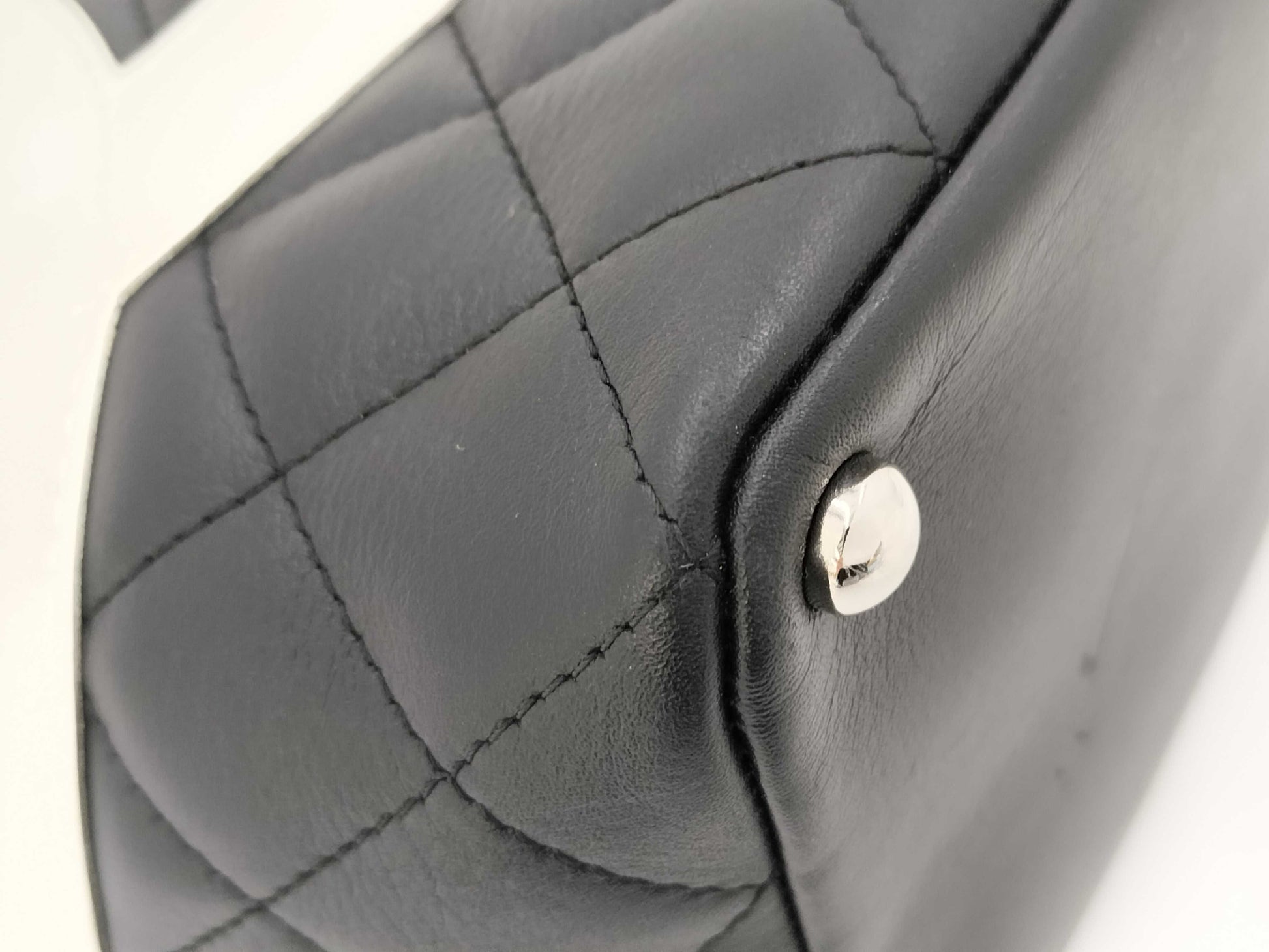 CHANEL Cambon Black Tote Bag with Seal