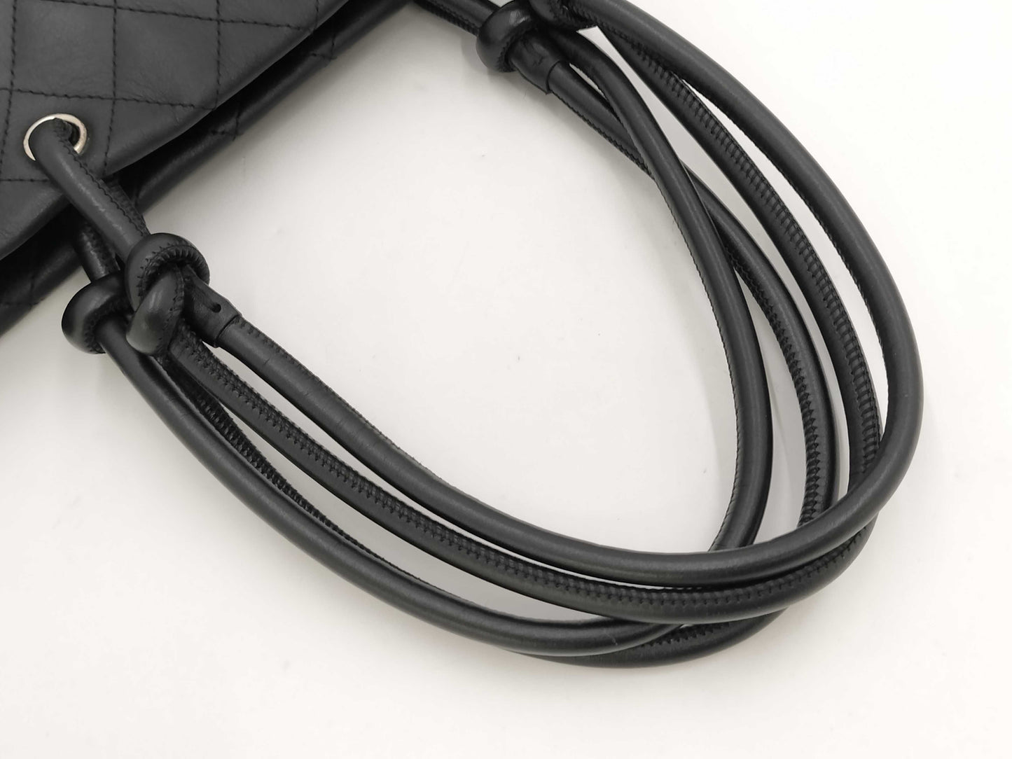 CHANEL Cambon Black Tote Bag with Seal