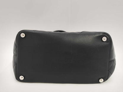 CHANEL Cambon Black Tote Bag with Seal