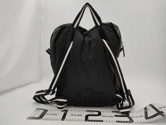 CHANEL Backpack Nylon Black Backpack