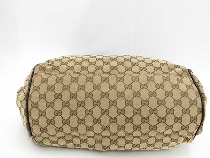 GUCCI Canvas Shoulder Bag Handbag