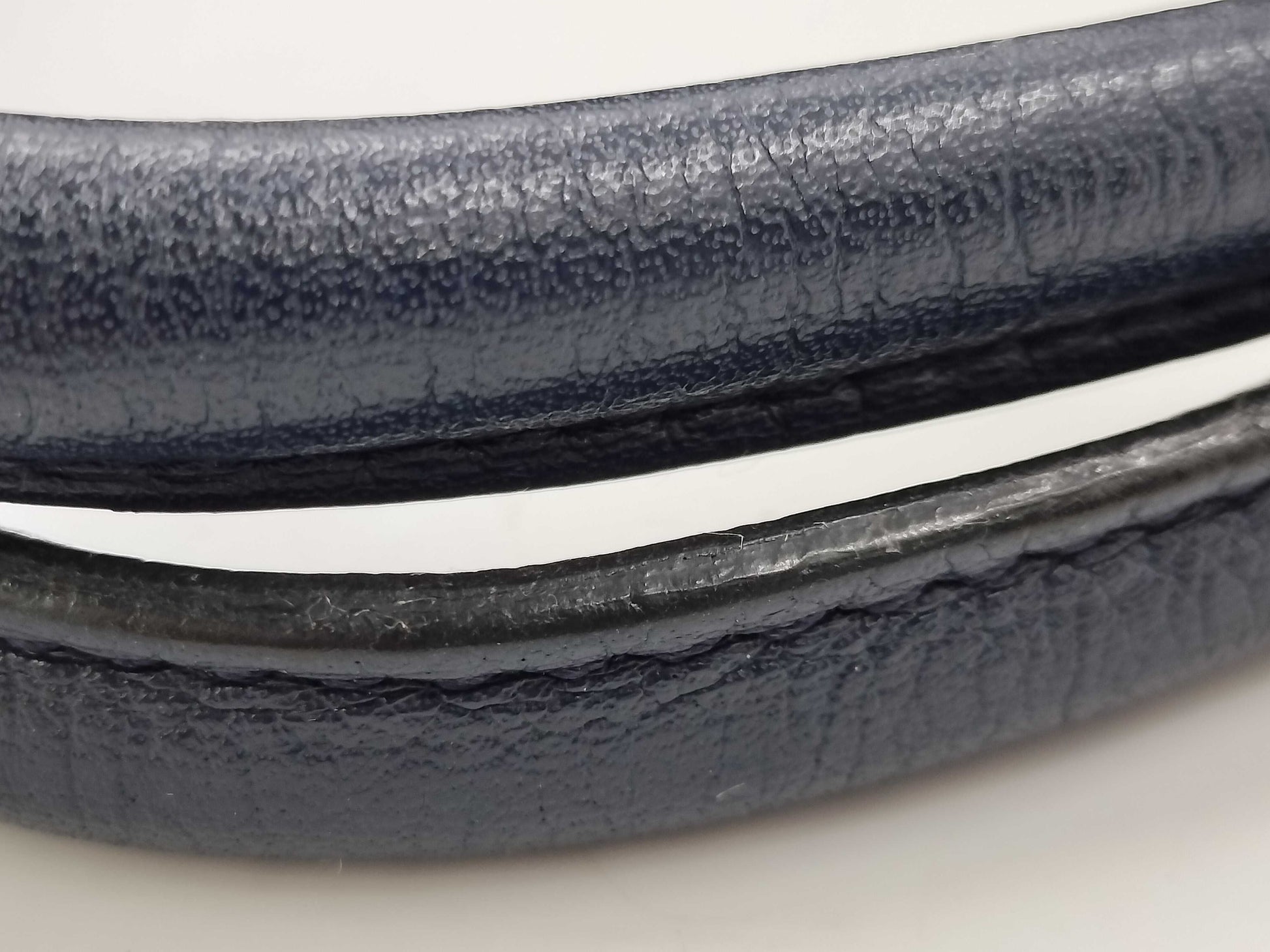 HERMES Birkin 30 Verso Togo Blue Indigo Silver Hardware Handbag