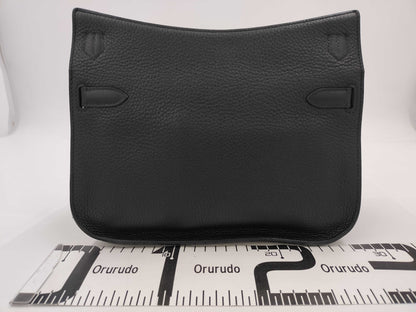 HERMES Gypsiere 28 Black Shoulder Bag