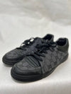 GUCCI GG Logo Leather Canvas Sneakers 5 1/2 Sneakers