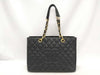 CHANEL Caviar Skin Coco Mark GST Shoulder Tote Bag