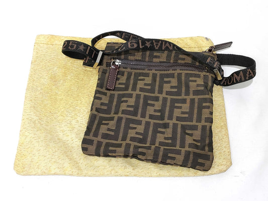 FENDI Zucca Pattern Shoulder Bag 222826715.008