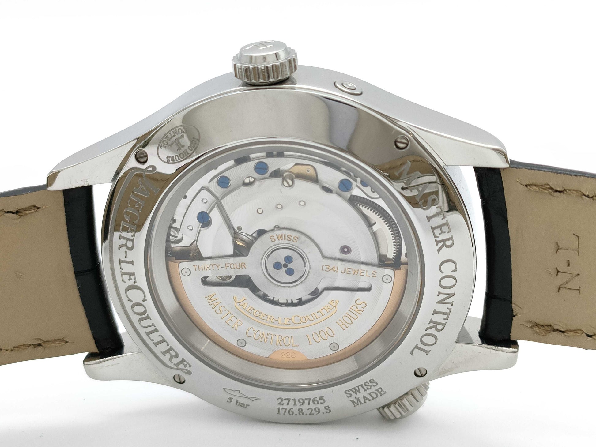 JAEGER LECOULTRE Q1428421 146.8.29.S 2719765 Master Geographic Automatic Men's Watch