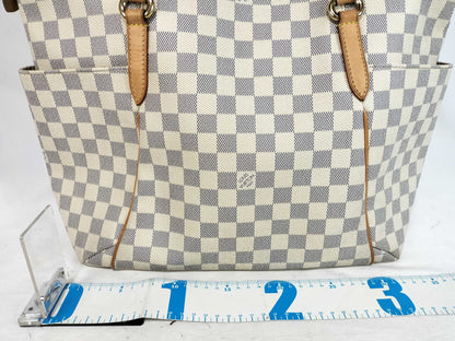 LOUIS VUITTON Damier Azur Gucci Azur Totally Tote Bag