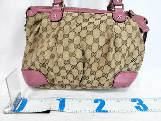 GUCCI GG Canvas Gucci 2-Way Shoulder Bag