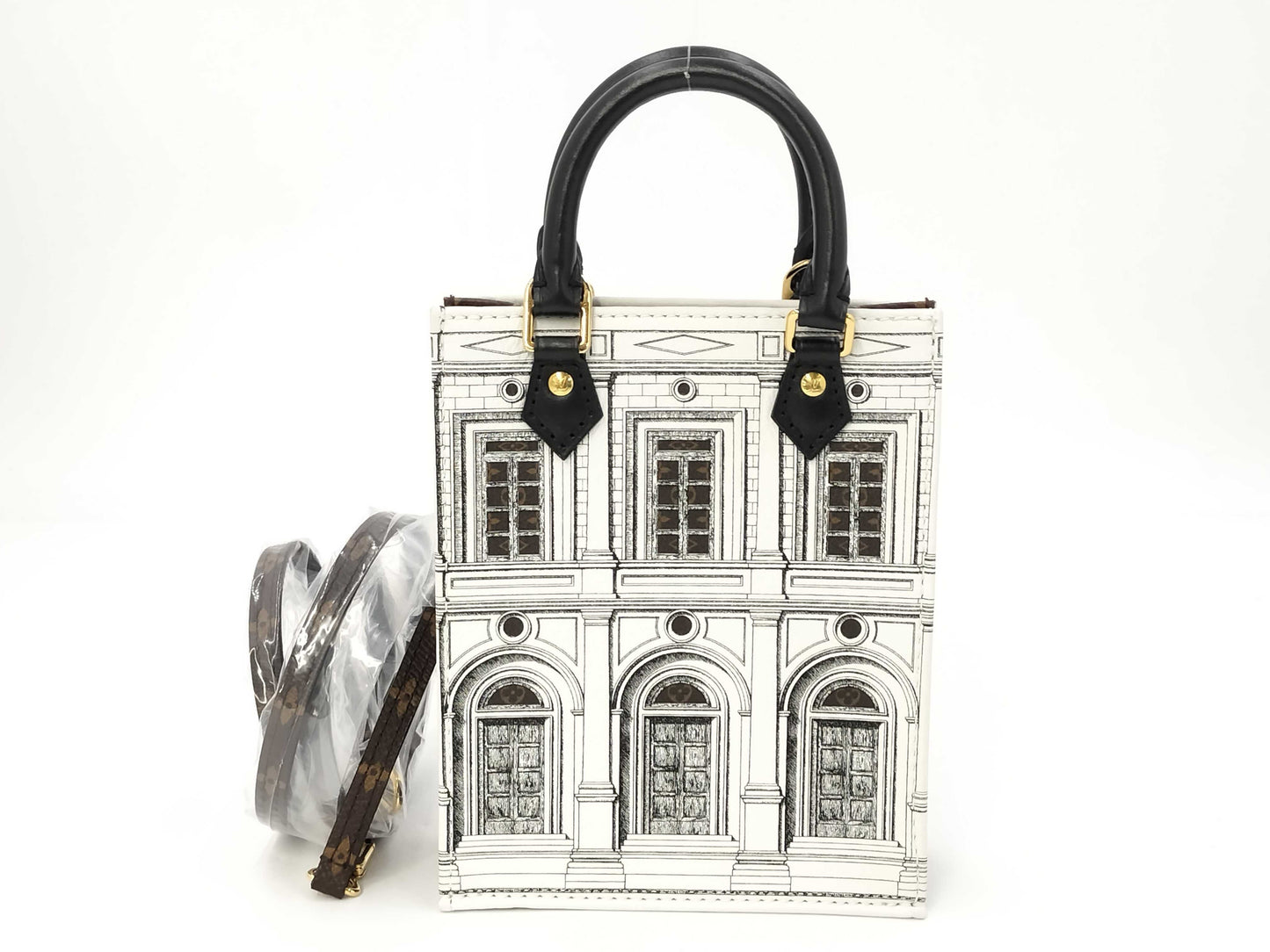 LOUIS VUITTON Louis Vuitton Petite Sac Plat Hand M80991 Shoulder Bag Handbag