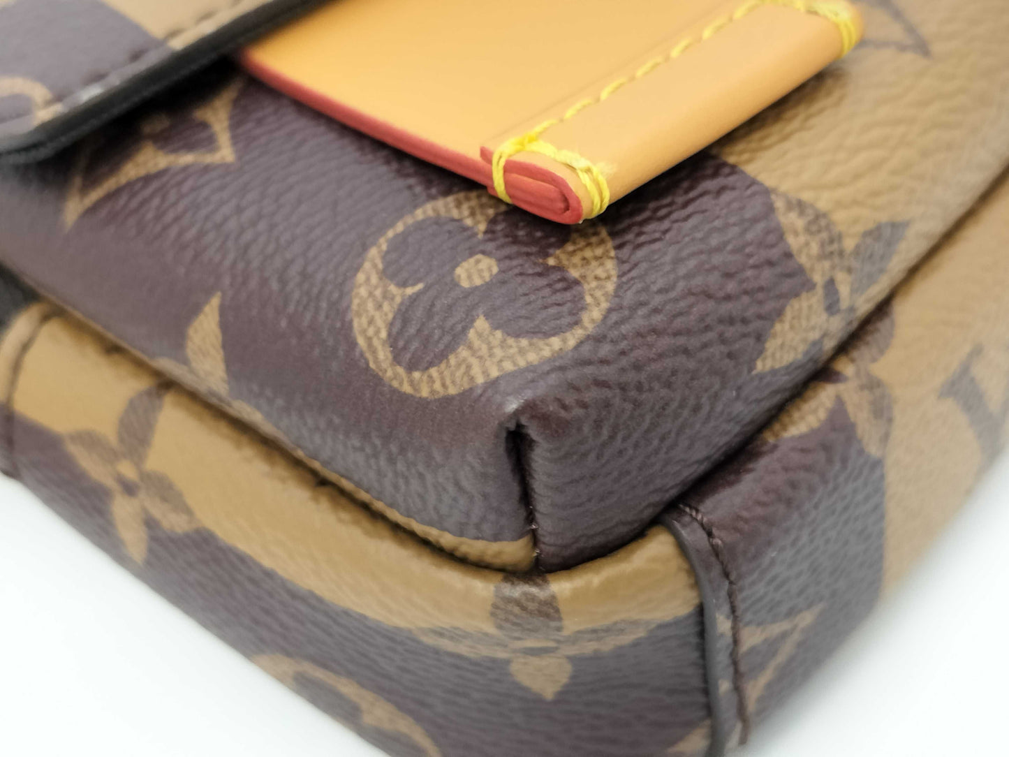 LOUIS VUITTON NIGO Monogram Stripe Double Phone Pouch M81005 Shoulder Bag