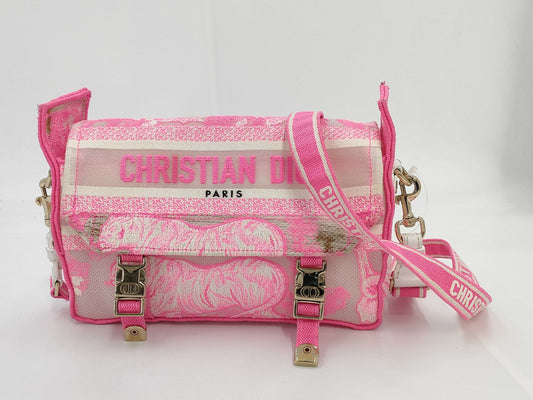 Dior Canvas Shoulder Bag