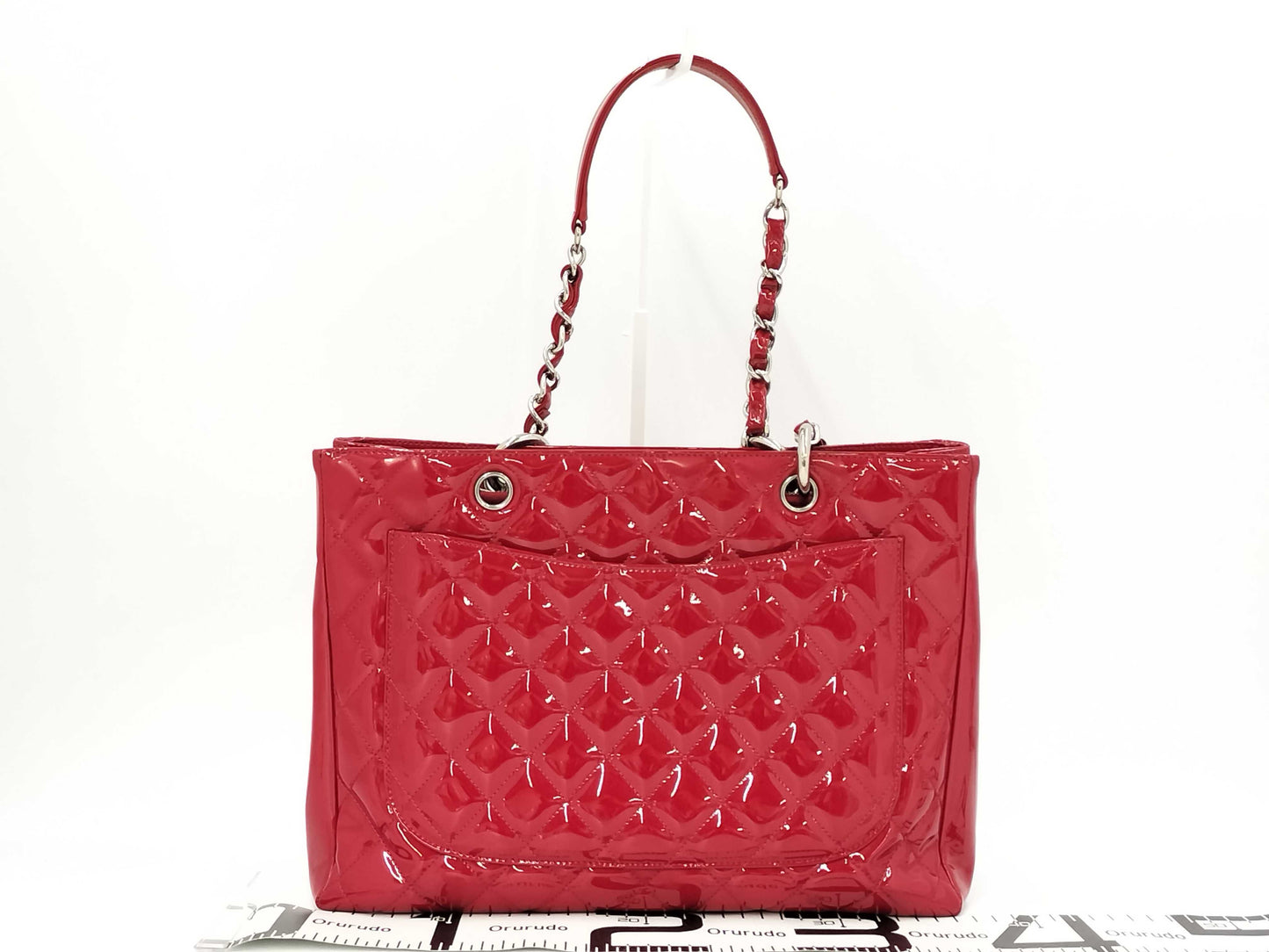 CHANEL Red GST Tote Bag