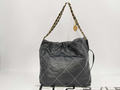 CHANEL Chanel 22 Black Shoulder Bag