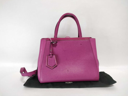 FENDI Petit Toujours Leather Pink - Handbag