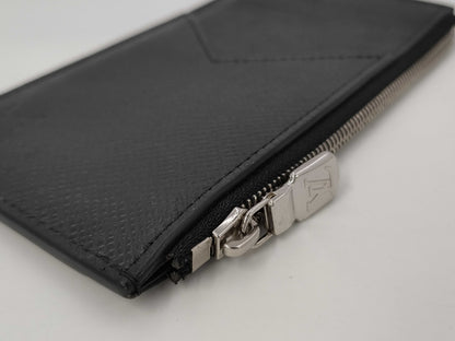 LOUIS VUITTON Taiga M62914 Coin Card Holder with Dust Bag, Card Case, Pass Case, Business Card Holder