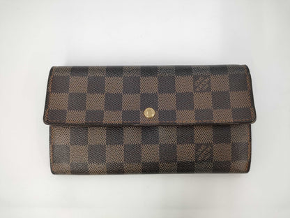 LOUIS VUITTON LOUIS VUITTON Damier N61724 Damier? Pochette Porte Monnaie Credit Wallet