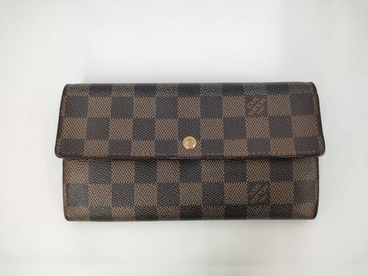 LOUIS VUITTON LOUIS VUITTON Damier N61724 Damier? Pochette Porte Monnaie Credit Wallet