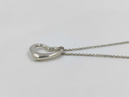 Tiffany & Co. Tiffany & Co. Open Heart Necklace SV925 Silver Necklace