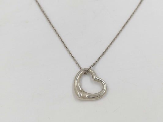 Tiffany & Co. Tiffany & Co. Open Heart Necklace SV925 Silver Necklace