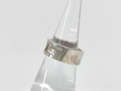 GUCCI Ag925 Open G Ring, Size: 8, 6.9g, Box and Dust Bag Included