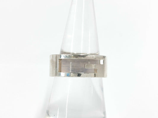 GUCCI Ag925 Open G Ring, Size: 8, 6.9g, Box and Dust Bag Included
