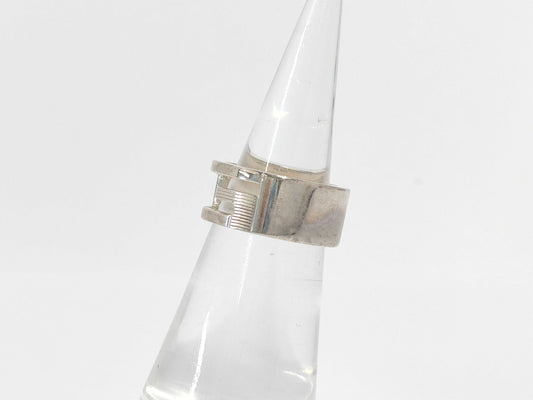 GUCCI Ag925 Open G Ring, Size: 16, 8.2g, Box and Dust Bag Included