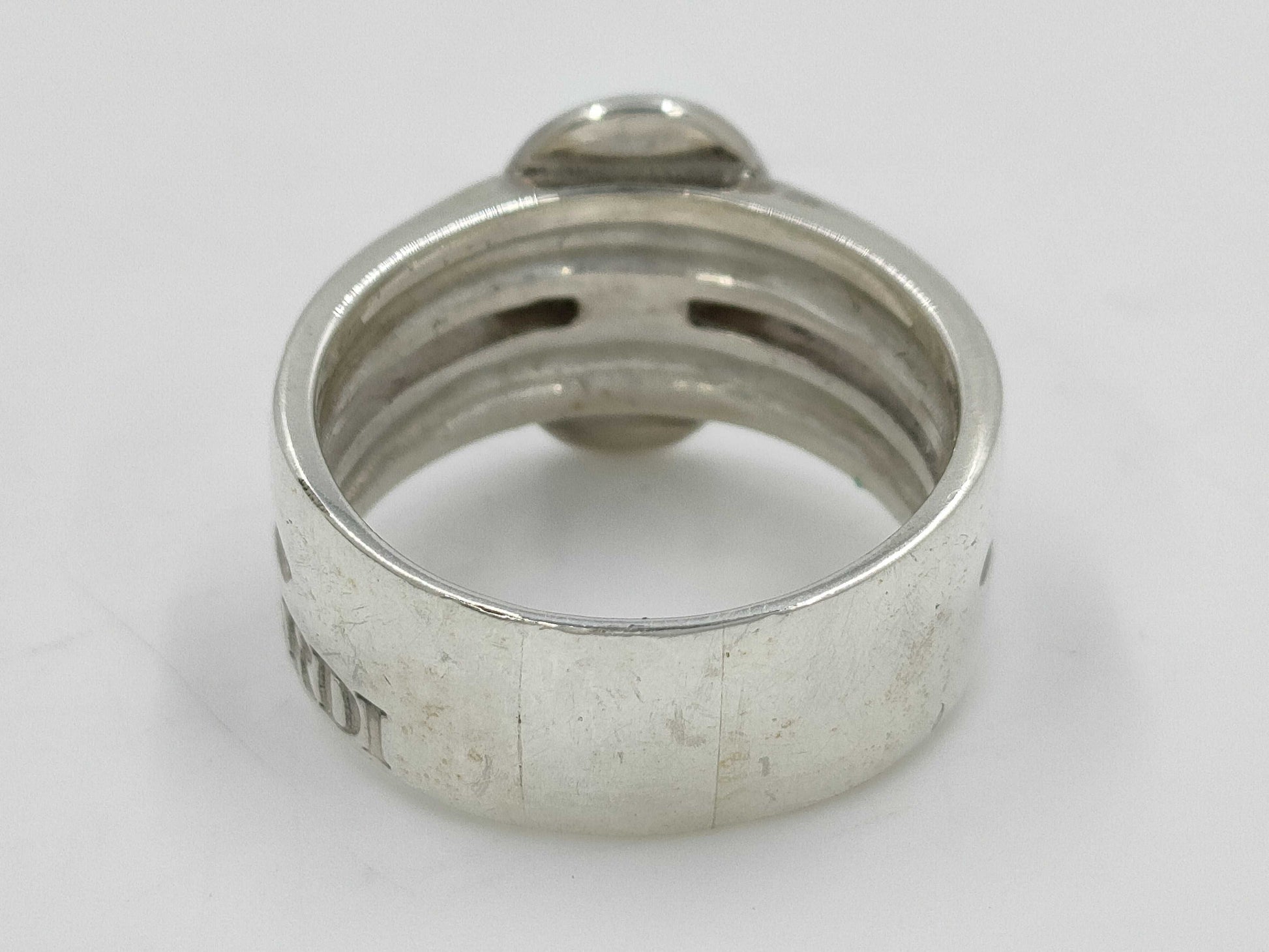 TRUSSARDI SV925 x 18K Ring 8.0g