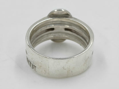 TRUSSARDI SV925 x 18K Ring 8.0g