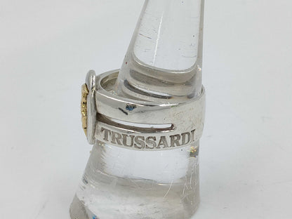 TRUSSARDI SV925 x 18K Ring 8.0g