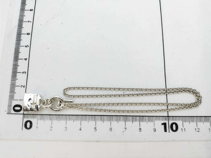 HERMES Hermes Ag925 Kelly Necklace Silver Necklace