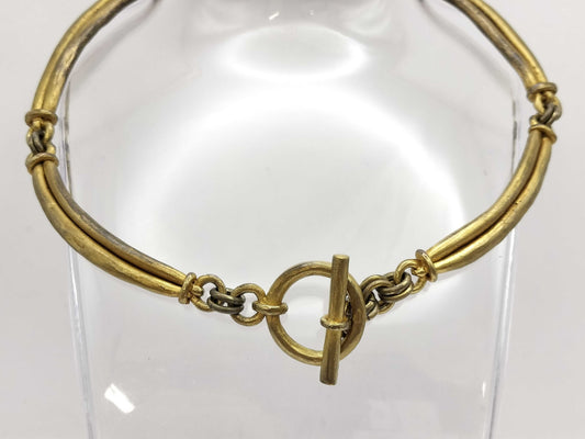 HERMES BIJOUTERIE FANTAISIE Choker Necklace, Fashion Jewelry, Gold Necklace
