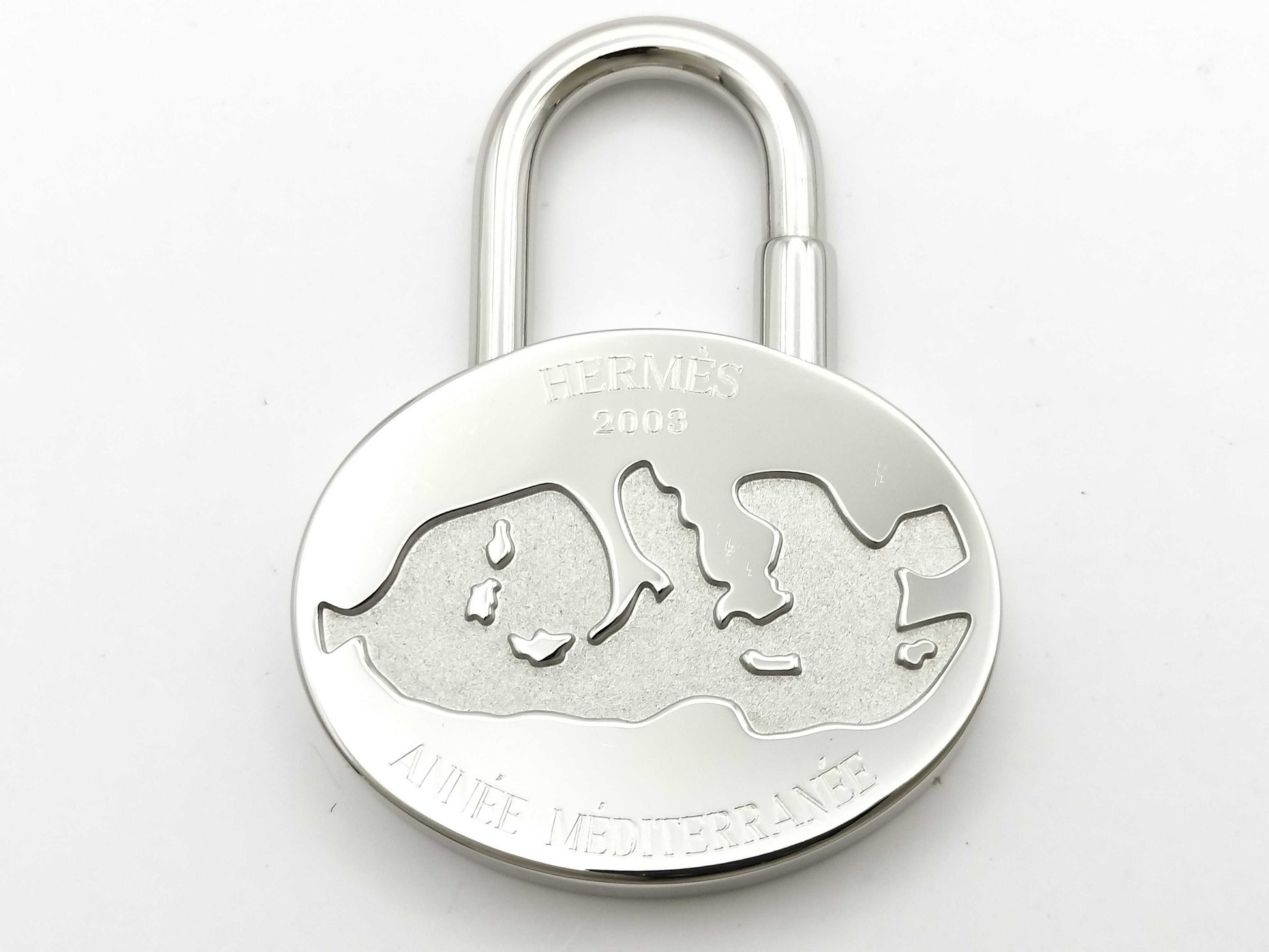 HERMES 2003 Cadena Charm Mediterranean Silver Charm