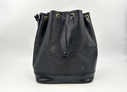 LOUIS VUITTON Epi Petit Noe Black Shoulder Bag