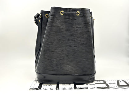 LOUIS VUITTON Epi Petit Noe Black Shoulder Bag