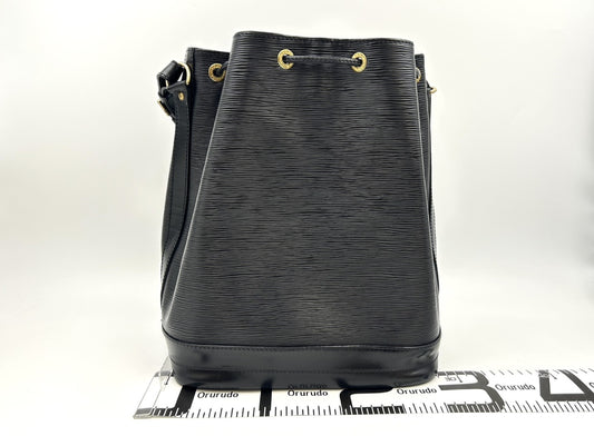 LOUIS VUITTON Epi Petit Noe Black Shoulder Bag